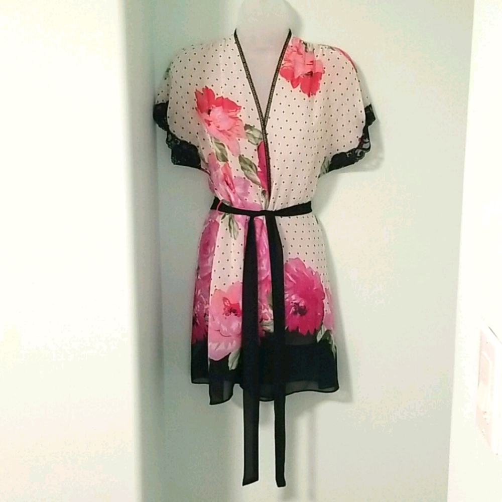 Sheer robe sz S